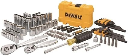 DEWALT Mechanics Tools Kit and Socket Set 14 38 Drive SAE 108Piece (DWMT73801)