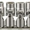 Genius Tools 6 Piece 14 Drive SAE Universal Hand Socket Set (12Point) CRV Steel US206S