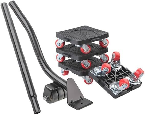 Heavy Furniture Mover Lifter with Extension Bar and 4Wheel Furniture Dollies 440 lbs Load Capacity Furniture Moving Tool Set