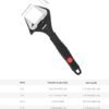 51u9gh79FXL._AC_SX679_.jpg Amazon Basics 4Piece Plumbing Adjustable Wrench with Soft Grip Wide Mouth Includes: 6inch (150mm) 8inch (200mm) 10inch (250mm) 12inch (300mm) 4 Sizes Bundle