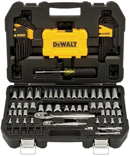 DEWALT Mechanics Tools Kit and Socket Set 14 38 Drive SAE 108Piece (DWMT73801)