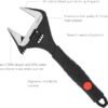 61bvBc0T94L._AC_SX679_.jpg Amazon Basics 4Piece Plumbing Adjustable Wrench with Soft Grip Wide Mouth Includes: 6inch (150mm) 8inch (200mm) 10inch (250mm) 12inch (300mm) 4 Sizes Bundle