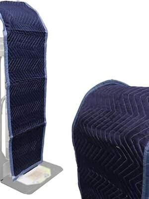 BoxerTool Quilted Hand Truck Cover 52 cm x 17 cm Round Top Appliance Dolly Cover Moving Pad Woven CottonPolyester Hand Truck Pad Quilted Furniture Pad for Moving