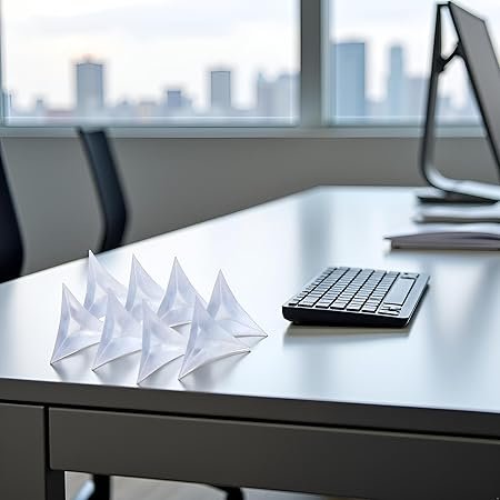 71Ax2C-mNJL._AC_SY450_.jpg 100Pcs Transparent Corner Dust Guards Reusable Drawer Corner Sticker PVC ThreeDimensional Design Tool Sets Hand Tools and Home Improvement