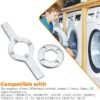 71EhnhjrCOL._AC_SX679_.jpg Blutoget TB123A Washer Spanner Wrench Replacement for GE Whirlpool Washing machine 11116 cm tub nut wrench Replaces TB123A TB123B ERTB123A AP6832671 AP4503397