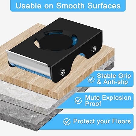 New Upgrade Furniture Sliders Furniture Lift Mover Tool Set 4 Metal Slider with 8 Wheel Each for Easy Moving Heavy Duty Appliance Roller Dolly for Couches Sofas + More Load Capacity Up to 750lbs