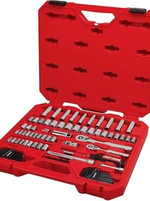 CRAFTSMAN Mechanics Tool Set 83 Piece Hand Tool and Socket Set SAEMetric (CMMT12121)